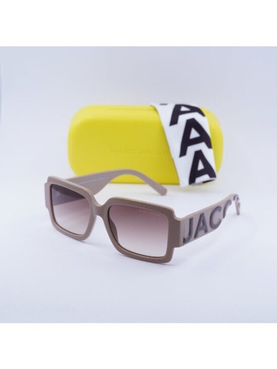 Marc Jacobs MARC 693/S 0NOY HA Sunglasses Nude/Brown Square Frame, Brown Lenses